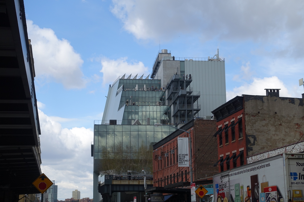 The Whitney Museum as seen from Gansevoort Street