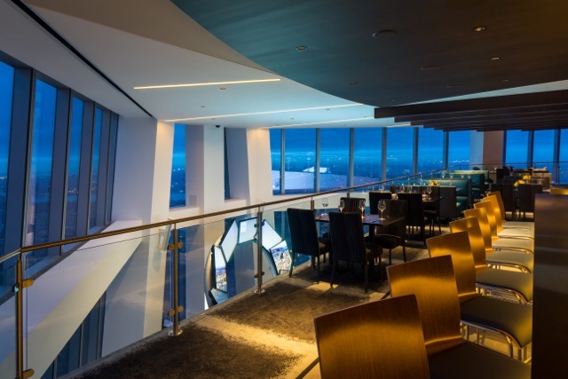 You can have lunch with a view at the One World Observatory