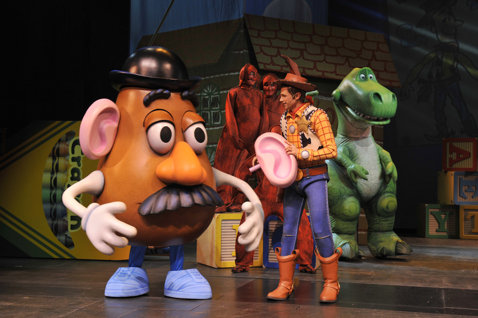 A scene from "Toy Story, The Musical" 