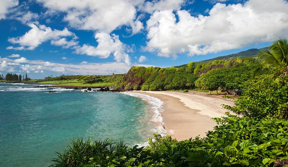 A beach in Hana, Maui