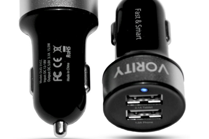 double usb car charger by Belkin