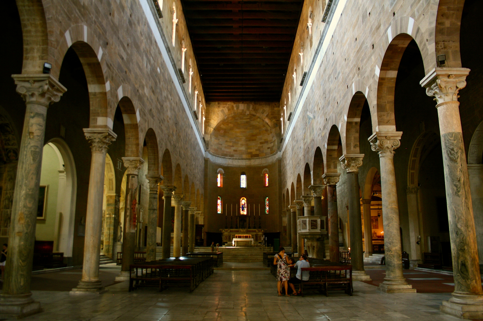 Main Interior of the Basilica of San Frediano