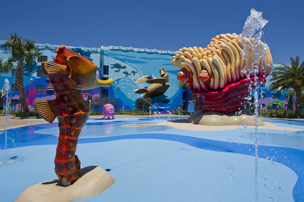 The Big Blue Pool, Disney's Art of Animation Resort