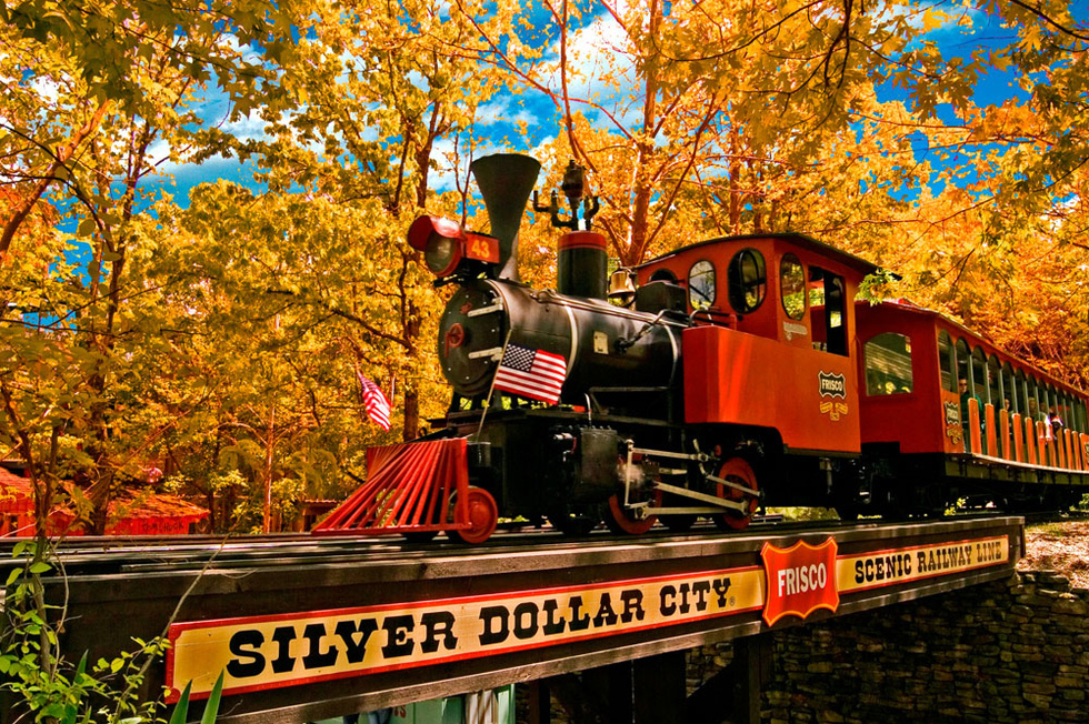Silver Dollar City train 