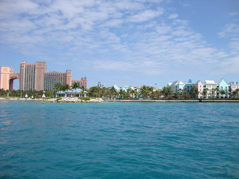 A view of the Atlantis resort.
