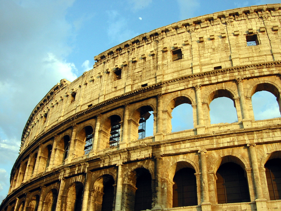 The Colosseum façade