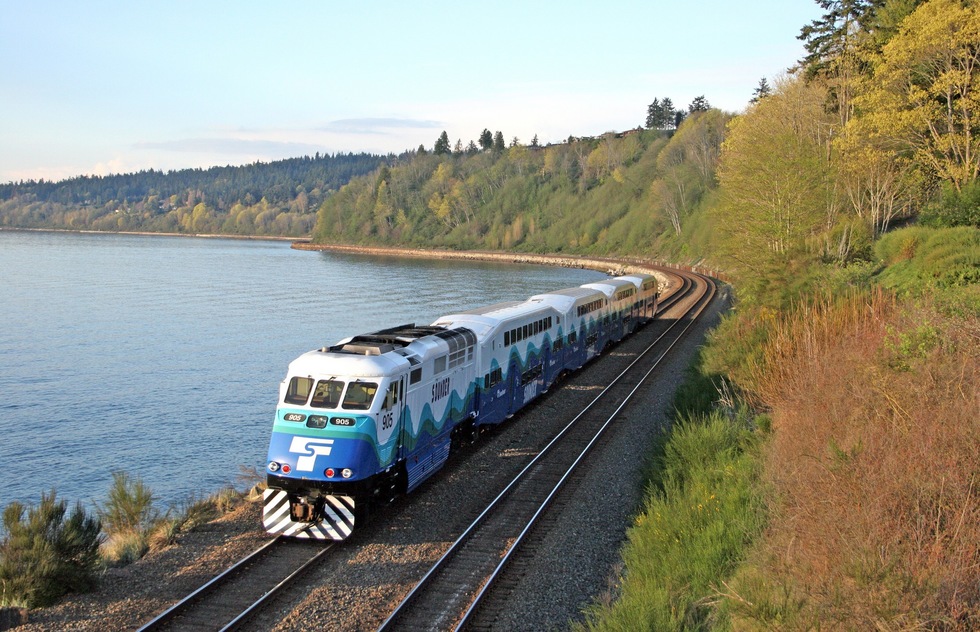 The northbound Sounder hugs the Puget Sound coast, delivering gorgeous waterfront views for the duration of its hourlong journey. Sit on the left, going northbound, for blue water, forested islands, and, if you&rsquo;re lucky, orcas. Unfortunately, the train schedule doesn&rsquo;t support round-trips from <a href="../../../destinations/seattle">Seattle</a>, but there&rsquo;s a Sound Transit express bus back every 15 minutes. Trains leave northbound between 4:05 and 5:35 PM; take the bus back.