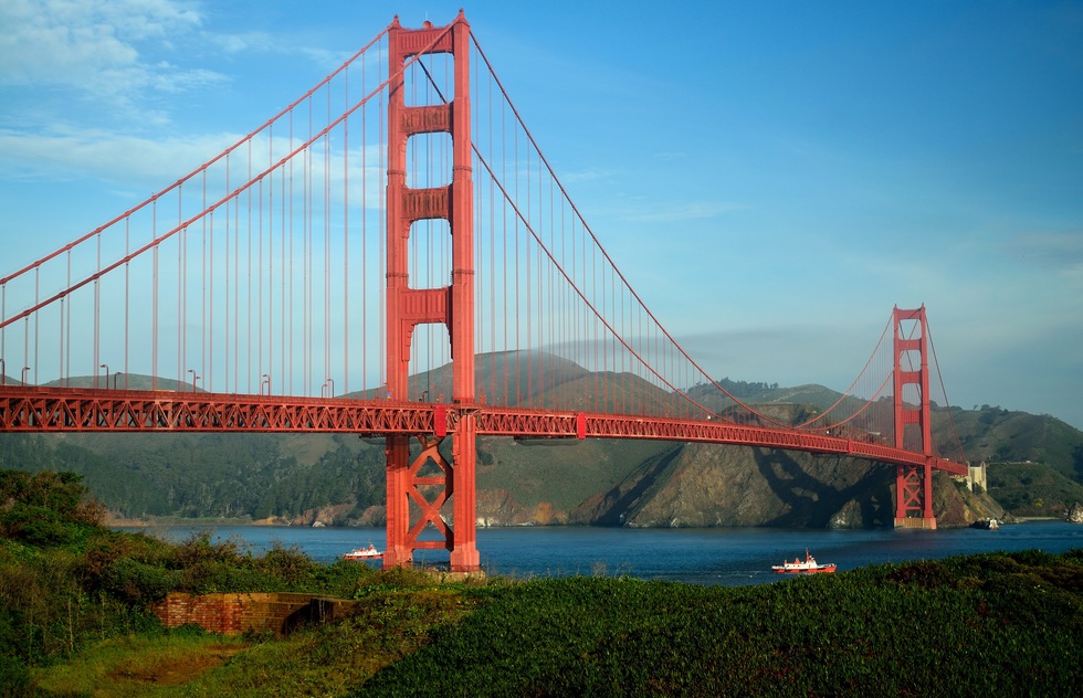 A view of the Golden Gate Bridge
