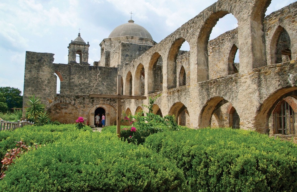 A view of the Mission San Jose in San Antonio, Texas.
