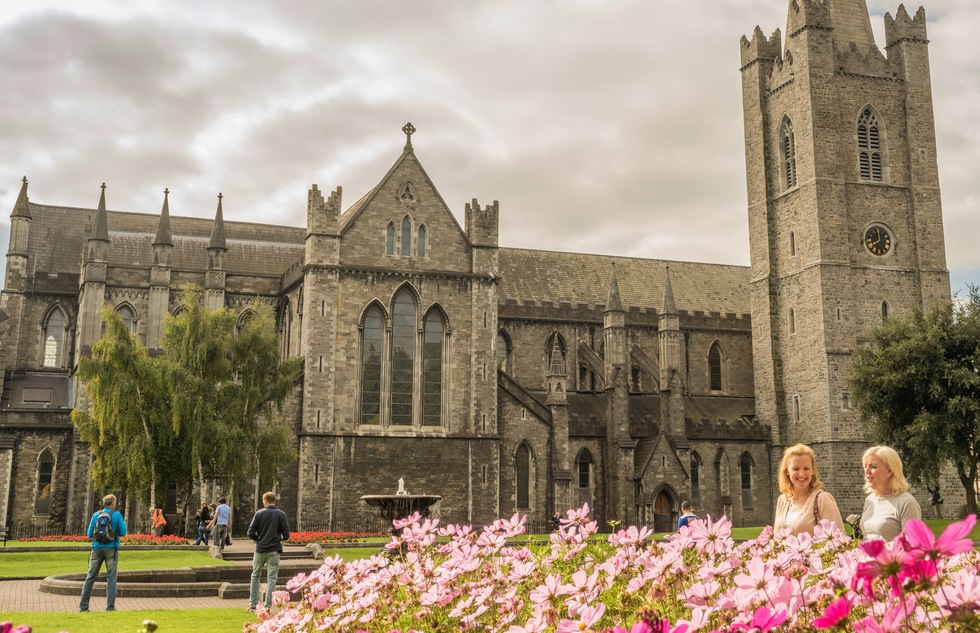 Exterior of St. Patrick's Cathedral in Dublin