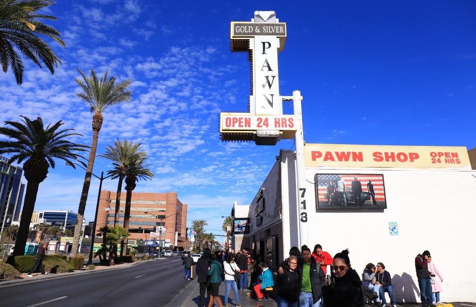 The "Pawn Stars" shop in Las Vegas
