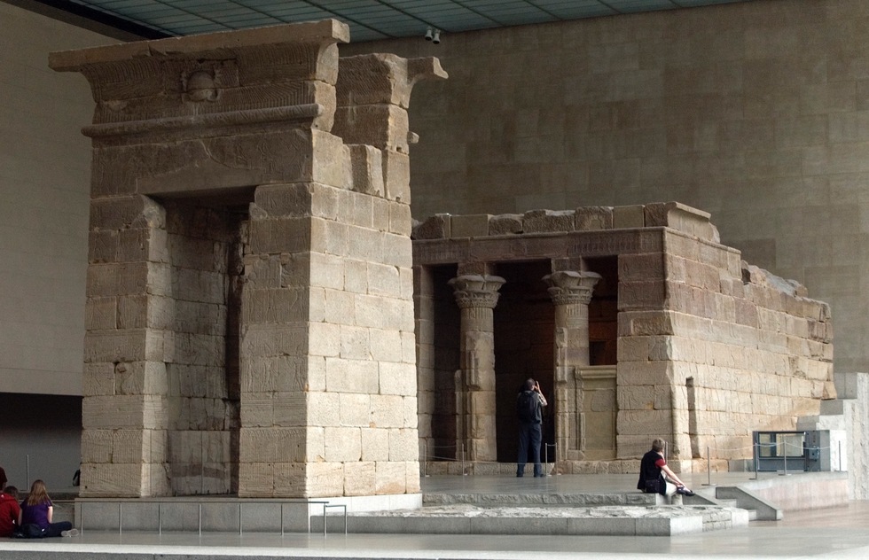 The Temple of Dendur at the Metropolitan Museum of Art in New York City