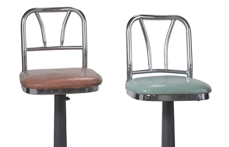 Lunch Counter Stools from Greensboro, NC, Smithsonian National Museum of African American History and Culture (NMAAHC)