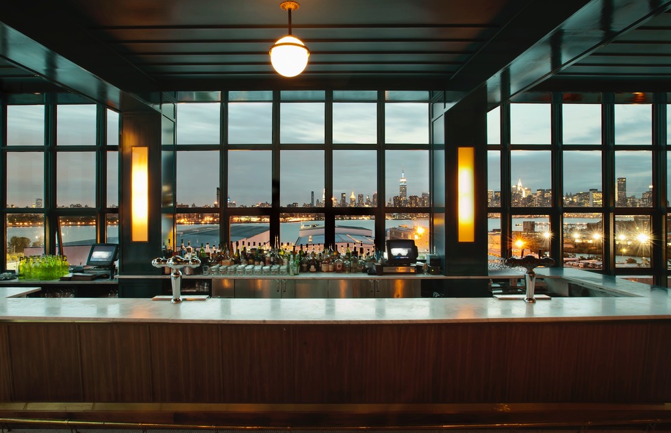 The Ides bar atop the Wythe Hotel in Brooklyn
