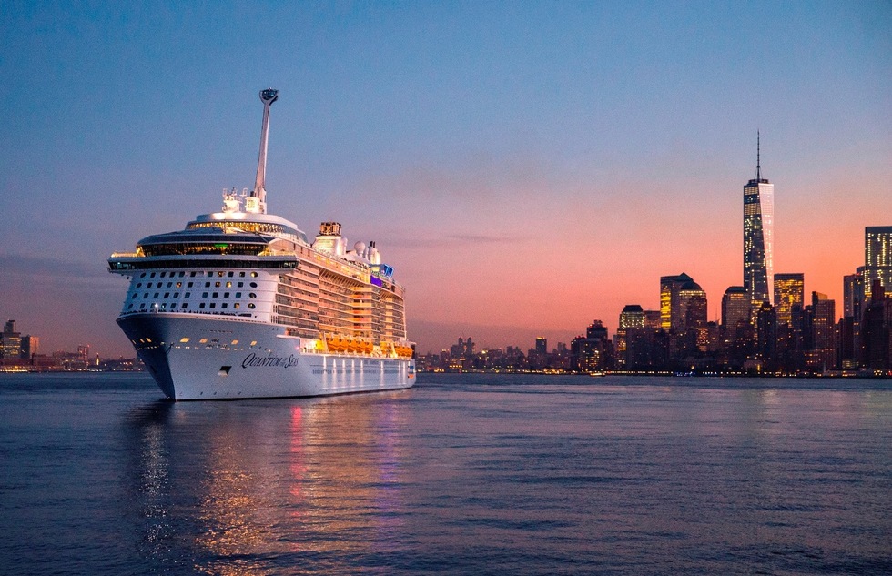 The Oasis of the Seas in New York Harbor