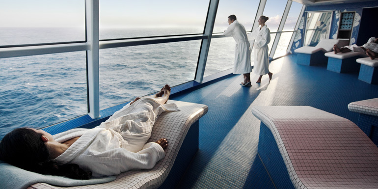 Which cruise lines have a coed spa? | Frommer's