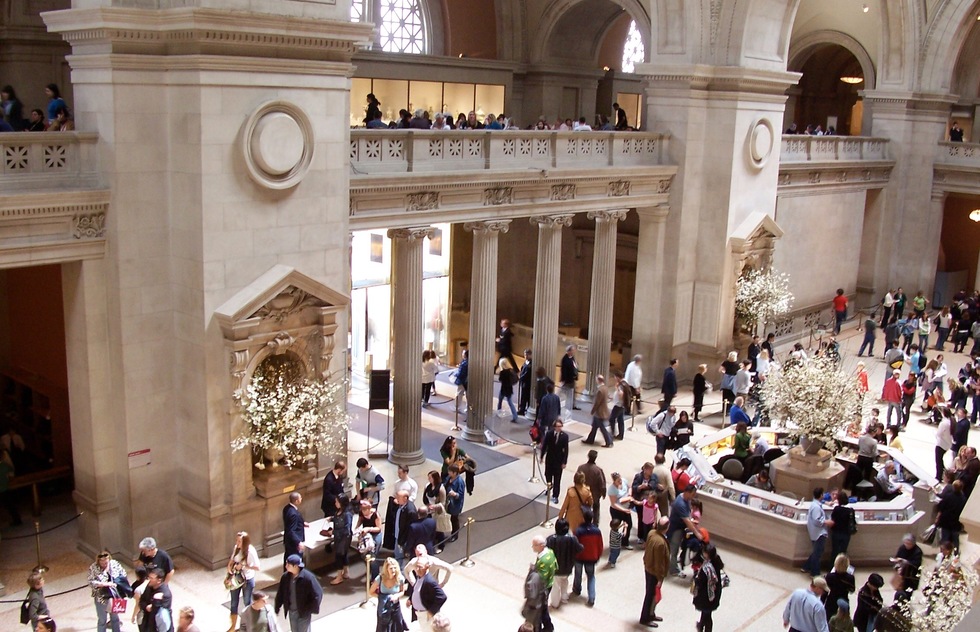 The lobby of the Metropolitan Museum