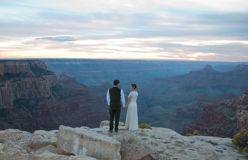 Wedding at the Grand Canyon in Arizona