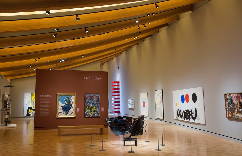 The 1940s to Now gallery at Crystal Bridges Museum of American Art, Bentonville, Arkansas