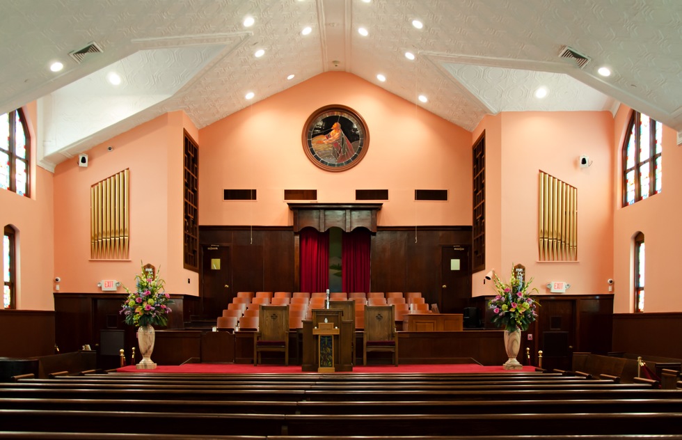 Inside Ebenezer Baptist Church in Atlanta