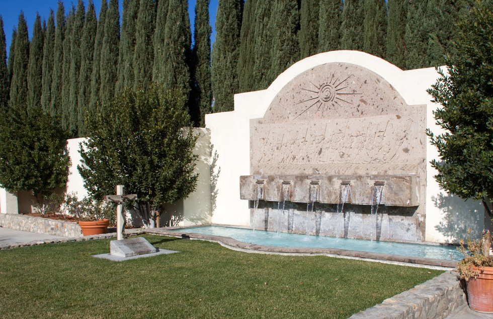 Cesar Chavez's gravesite in Keene, California