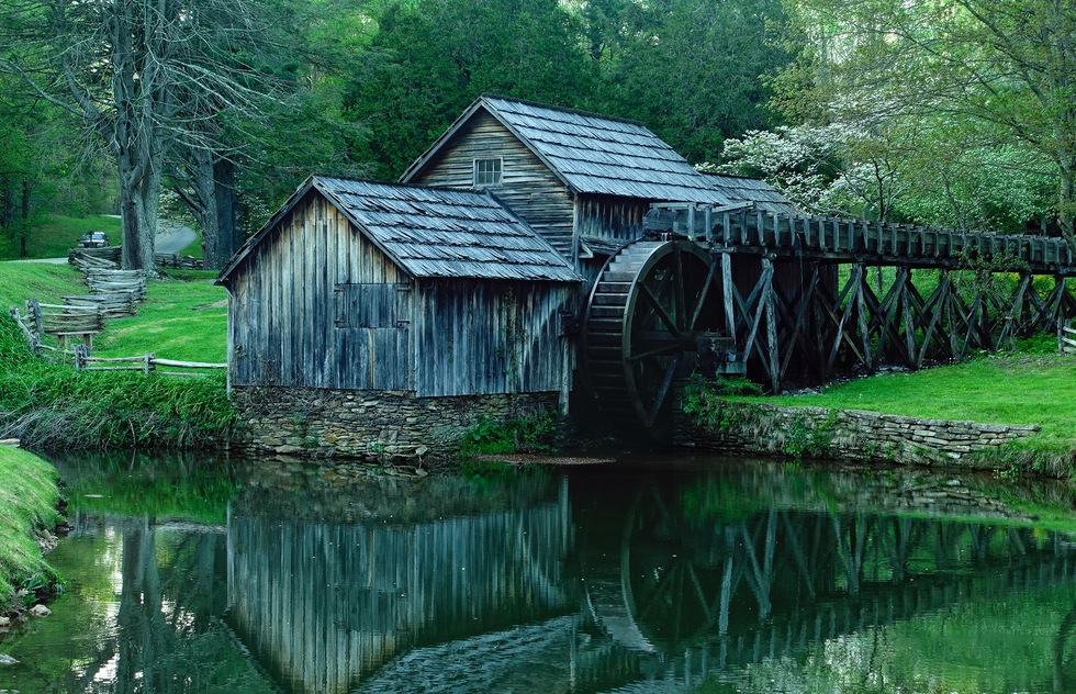Mabry Mill along the Blue Ridge Parkway in Meadows of Dan, Virginia