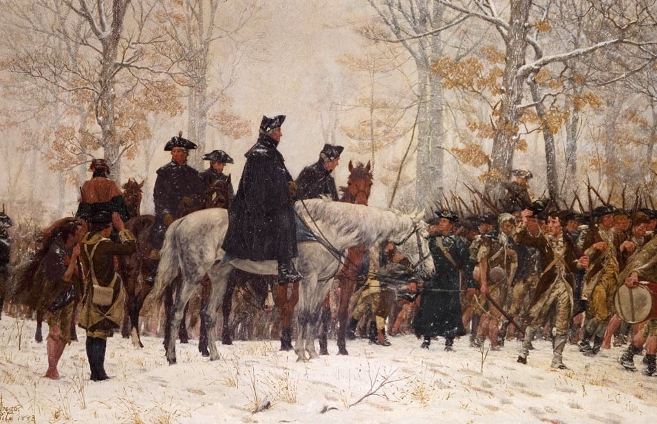 "The March to Valley Forge" (1883) by William B.T. Trego; on display at the Museum of the American Revolution 