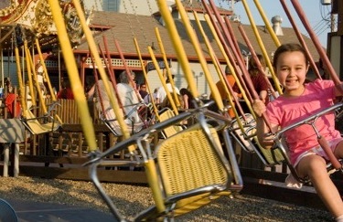 An amusement park ride on New Jersey's Long Beach Island 