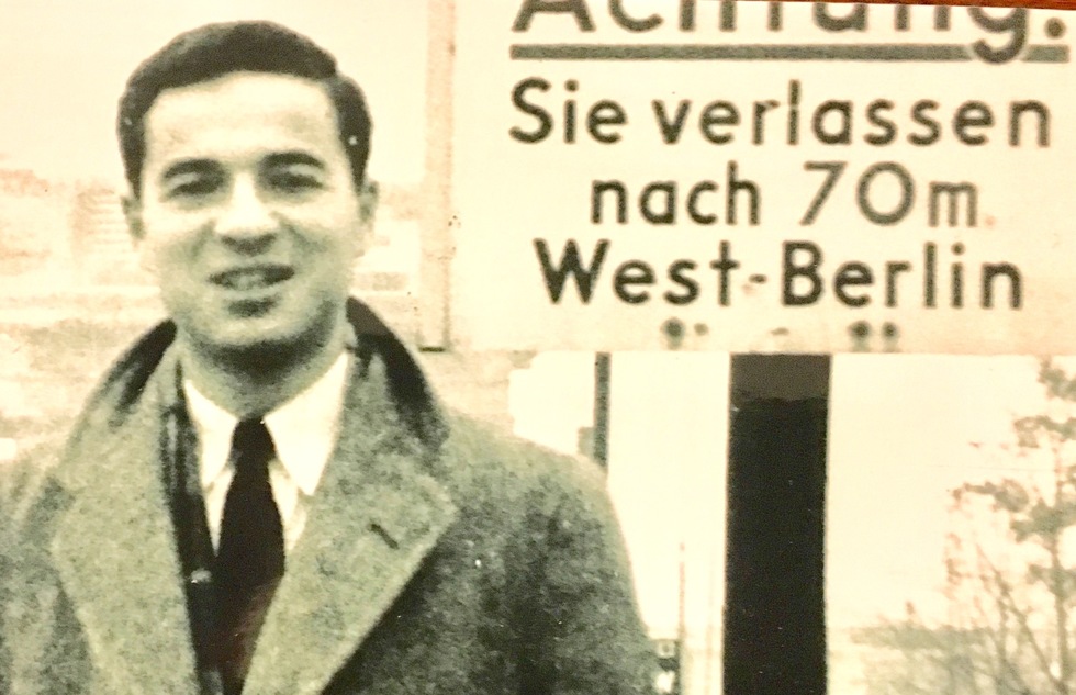 1950s photo of Arthur Frommer in Berlin 