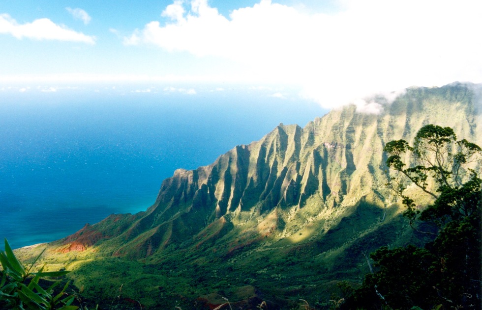 The cliffs of Kauai.