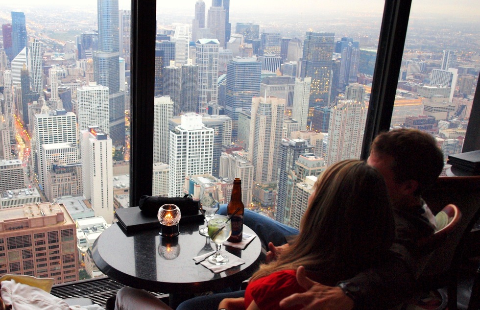 The Signature Room and Lounge at the John Hancock Center in Chicago