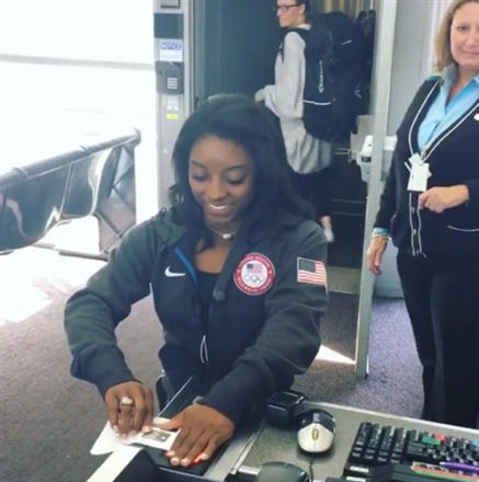Simone Biles: Gymnast, Olympian, Airport Temp | Frommer's