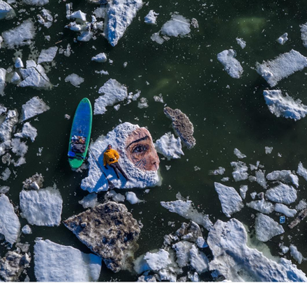 Artist Paints Portrait on Rapidly Melting Arctic Ice Floe | Frommer's