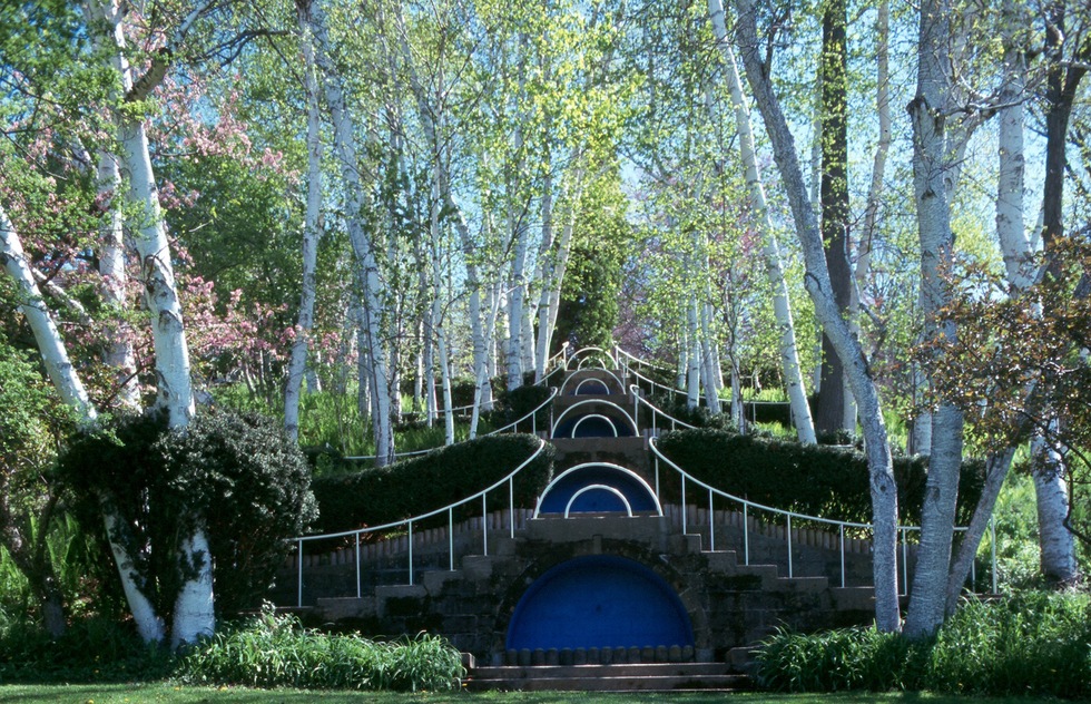 The gardens at Naumkeag in Stockbridge, Massachusetts