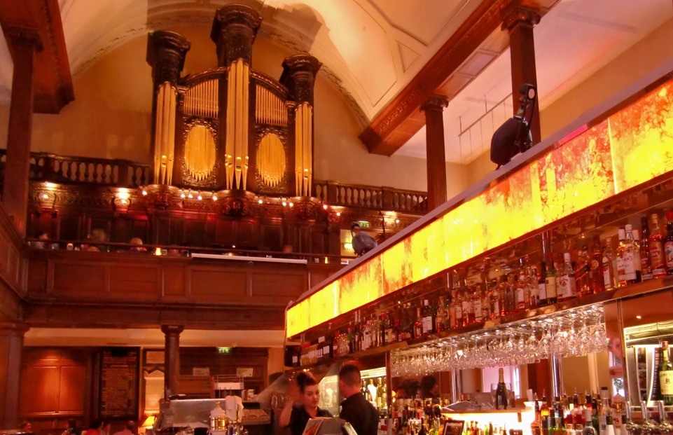 Inside The Church Bar & Restaurant in Dublin