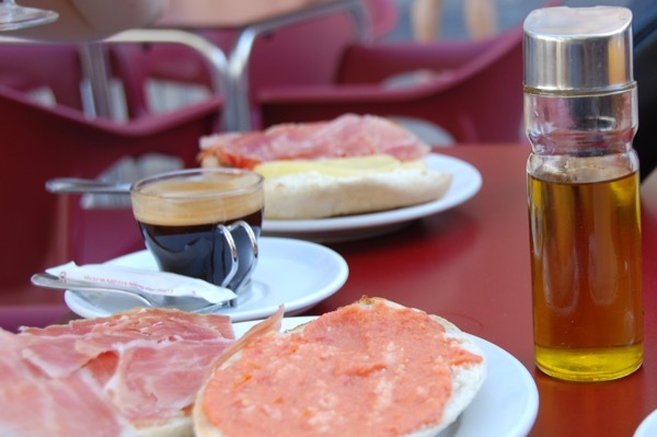 Use oil, not butter, for bread in Spain