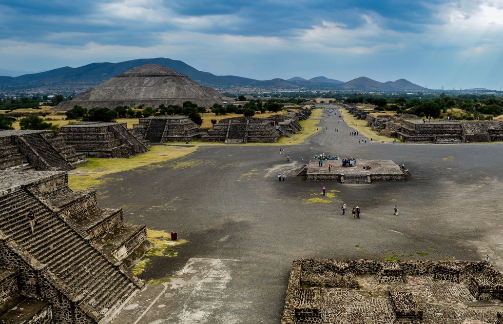 Pyramids in Teotihuacán, State of Mexico