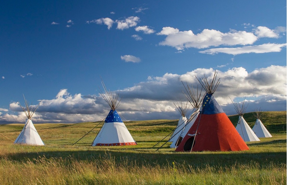Lodgepole Gallery and Tipi Village, Browning, Montana