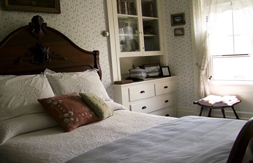 Lizzie Borden's bedroom at the Lizzie Borden Bed and Breakfast Museum in Fall River, Massachusetts