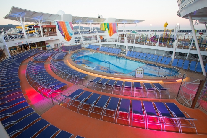 Symphony of the Seas, Pool deck