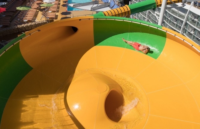 Symphony of the Seas, The Perfect Storm water slides