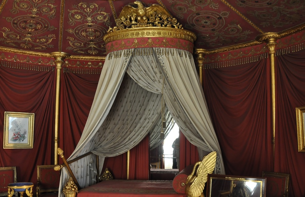 Empress Joséphine's bedchamber at Château de Malmaison in France