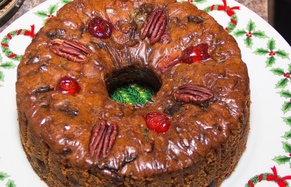 Fruitcake made at the Abbey of Gethsemani near Bardstown, Kentucky