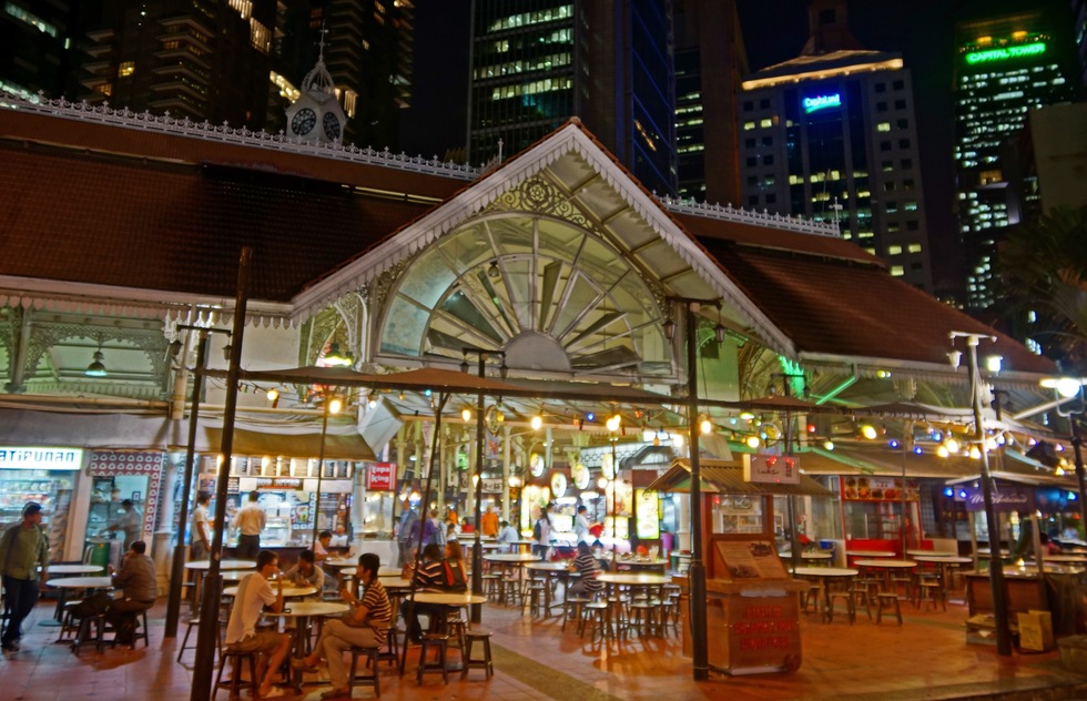 Lau Pa Sat market in Singapore