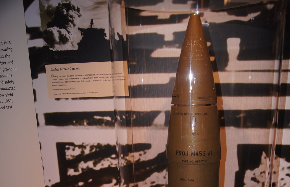 Exhibit at the National Atomic Testing Museum in Las Vegas