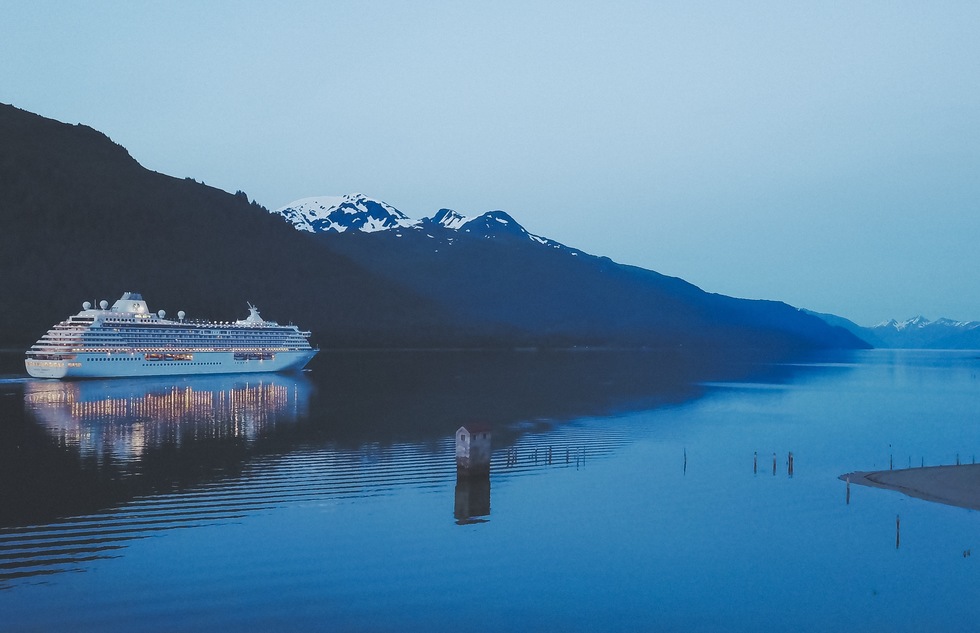 Cruise ship in Juneau, Alaska