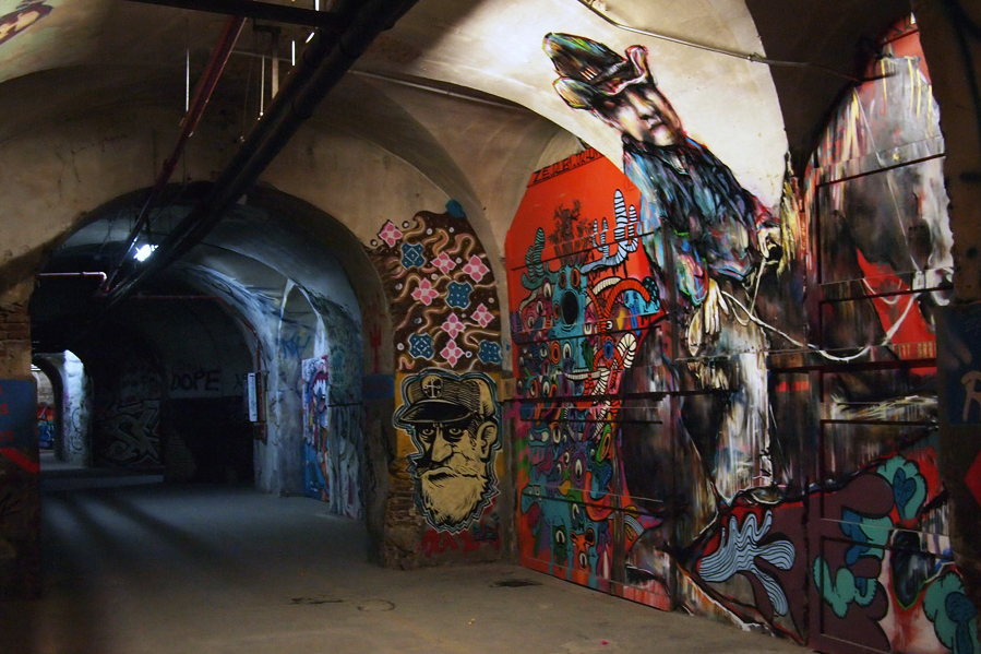 Visit this reclaimed tobacco factory to learn about Madrid's underground art scene. 