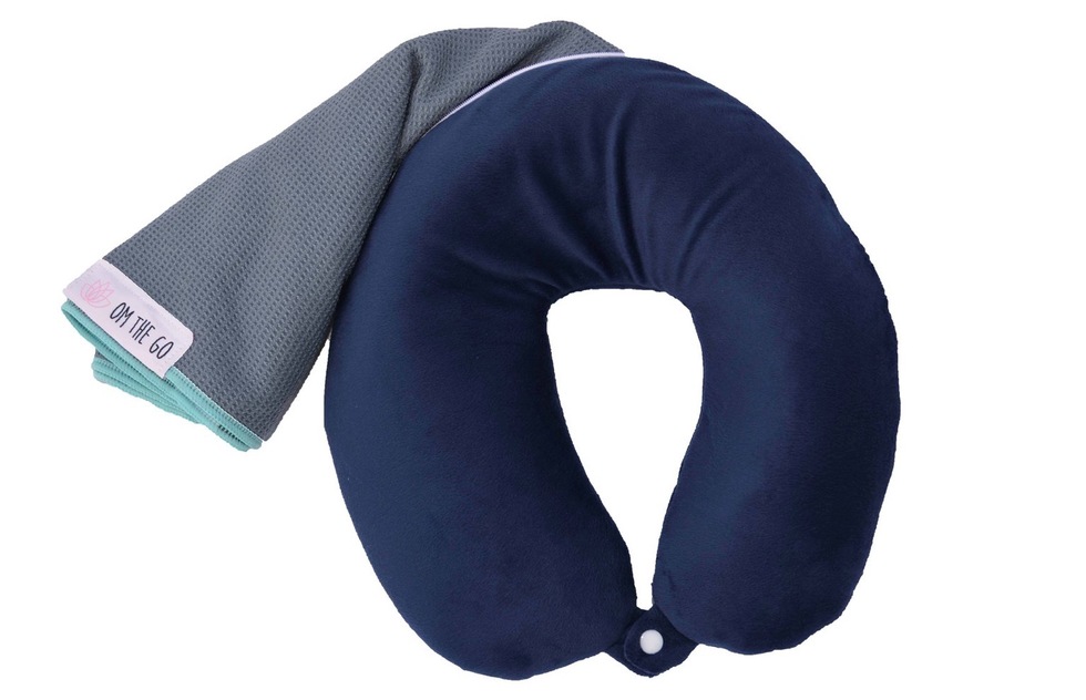 Asana Pillow: 2-in-1 Neck Pillow and Yoga Mat, $60