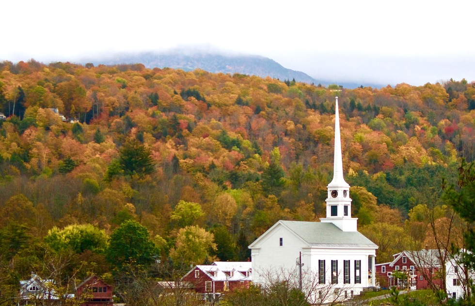 Stowe Community Church in Vermont