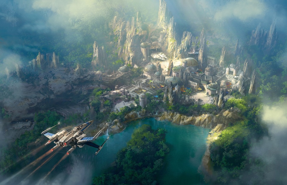 Disneyland: Star Wars: Galaxy's Edge rendering, 2015